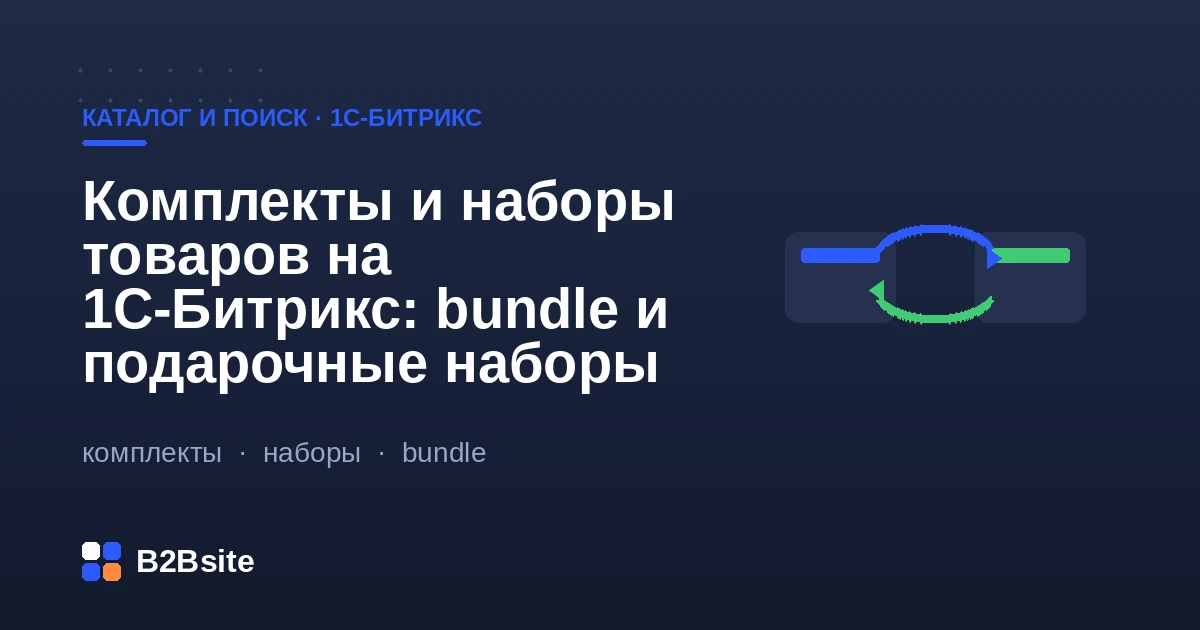 Комплекты и наборы товаров на 1С-Битрикс: bundle и подарочные наборы