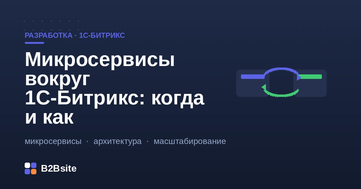 Микросервисы вокруг 1С-Битрикс: монолит портала и вынесенные рядом сервисы, обмен по REST и через очередь