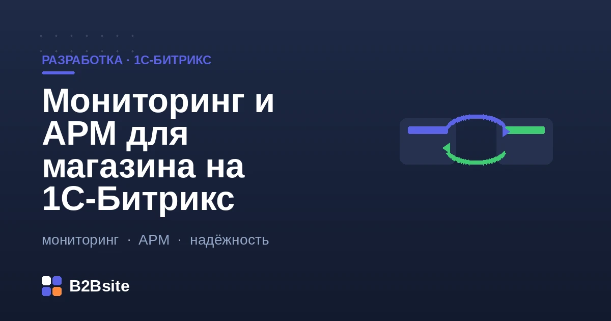 Мониторинг и APM магазина на 1С-Битрикс: дашборд метрик доступности, времени ответа и алертов