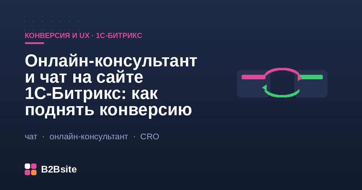Онлайн-консультант и чат на сайте 1С-Битрикс: открытые линии Битрикс24, чат-бот и передача обращений в CRM для роста конверсии