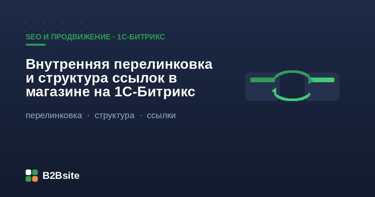 Внутренняя перелинковка и структура ссылок в интернет-магазине на 1С-Битрикс: распределение веса, типы связей и глубина клика