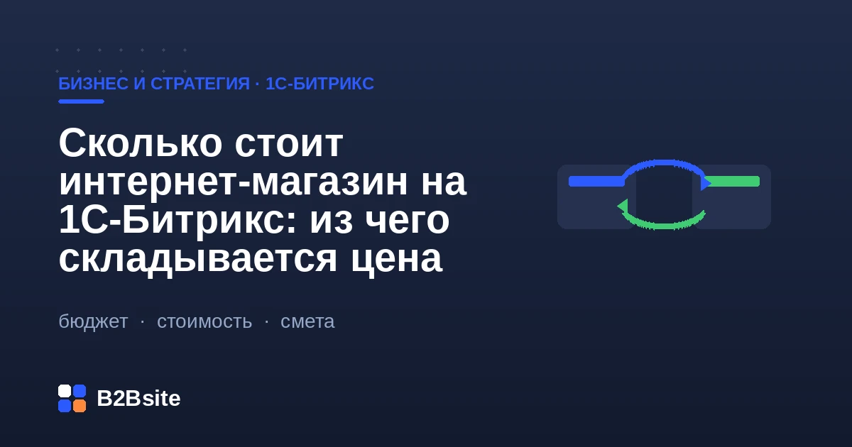 Сколько стоит интернет-магазин на 1С-Битрикс: структура сметы, лицензия, разработка, интеграции и стоимость владения