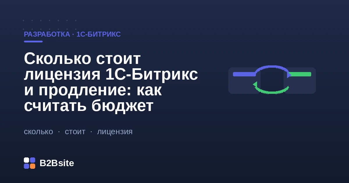 Стоимость лицензии 1С-Битрикс, редакции, продление обновлений и апгрейд: как считать бюджет
